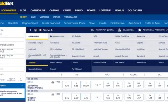 Maxiquote su Goldbet, le scommesse al loro massimo livello